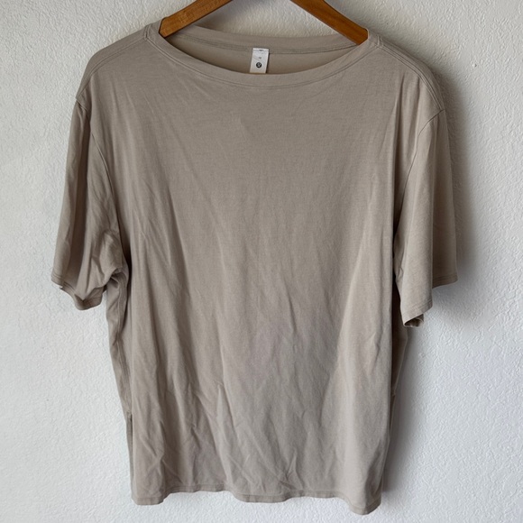 Lululemon Relaxed Boatneck Tee - Mojave Tan - Picture 2 of 6